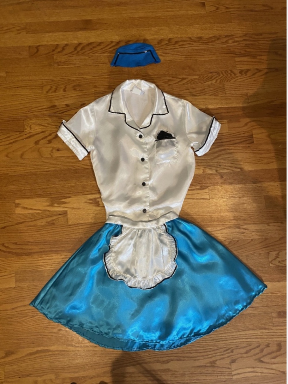 Womens Adult Waitress/Car Hop Costume